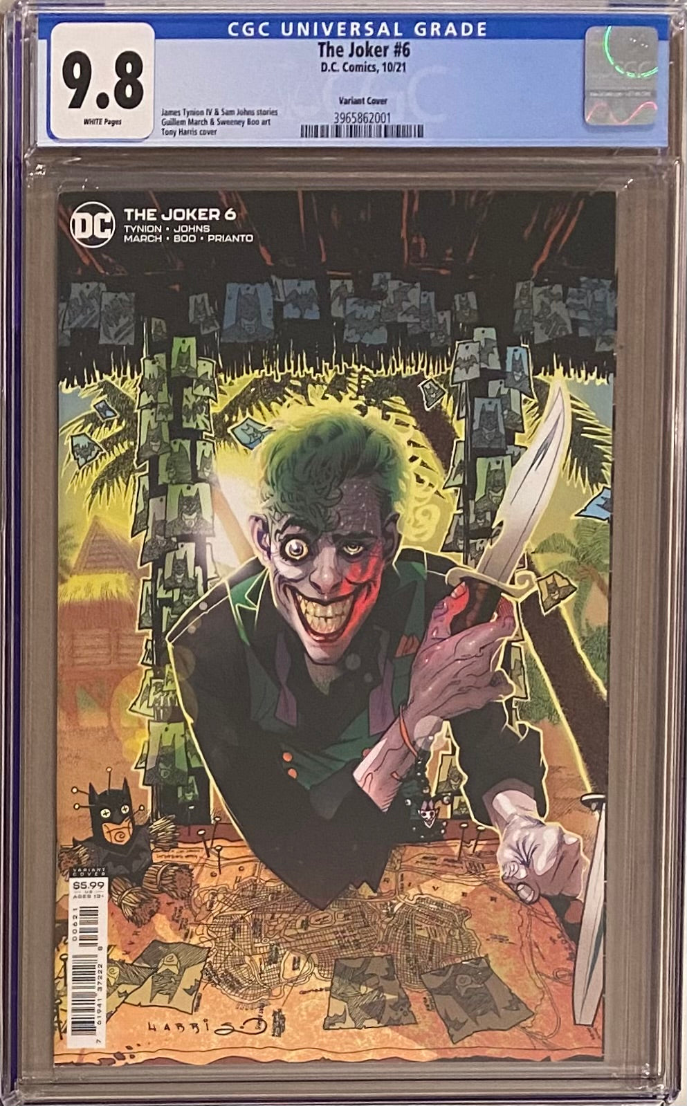 The Joker #6 Harris Variant CGC 9.8
