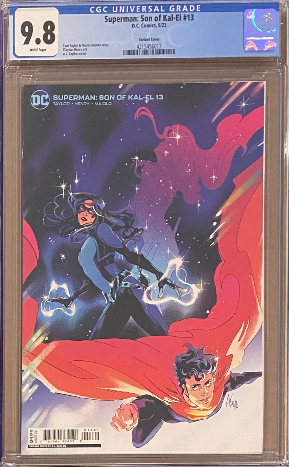 Superman: Son of Kal-El #13 Variant CGC 9.8 - First Appearance Dreamer