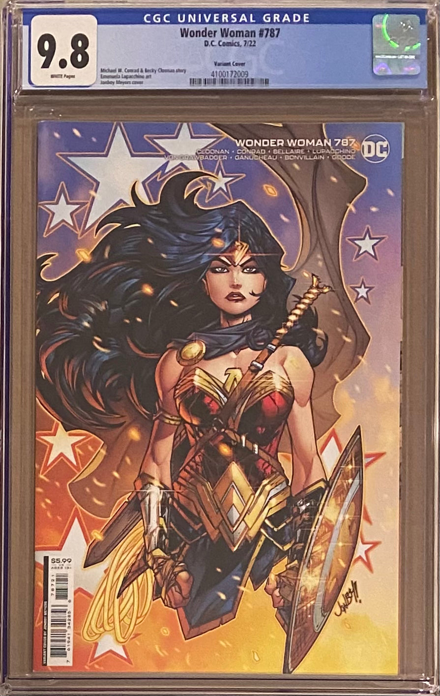 Wonder Woman #787 Meyers Variant CGC 9.8
