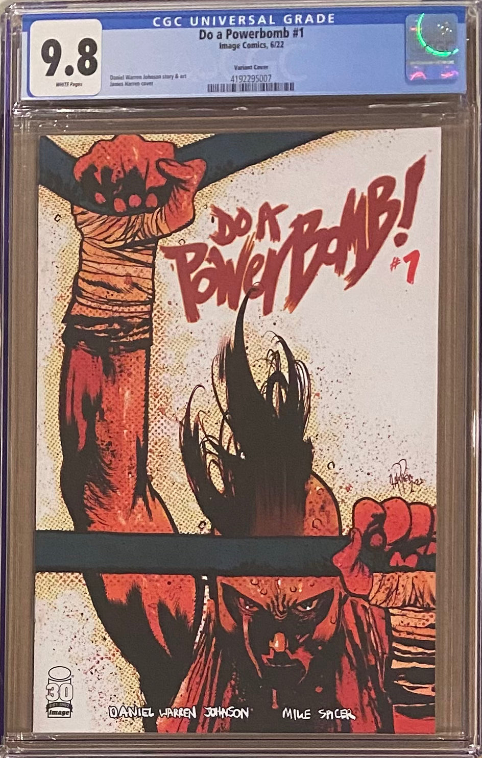 Do a Powerbomb #1 Variant CGC 9.8