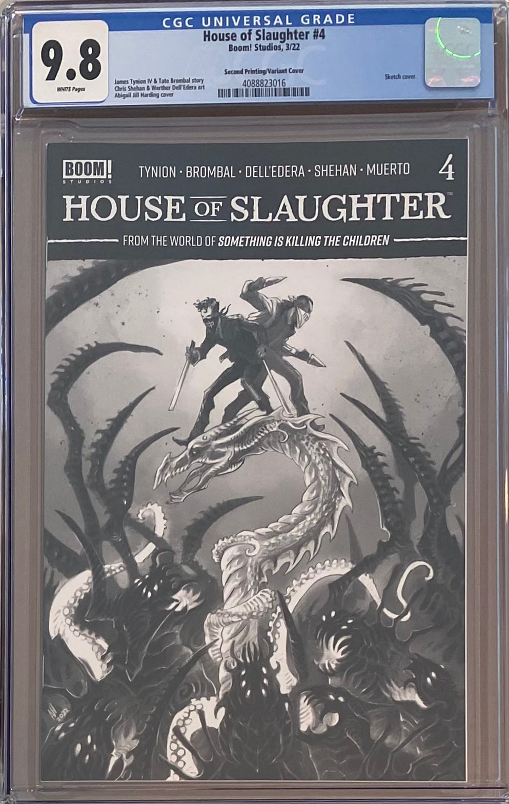 House of Slaughter #4 Second Printing 1:10 Retailer Incentive Variant CGC 9.8