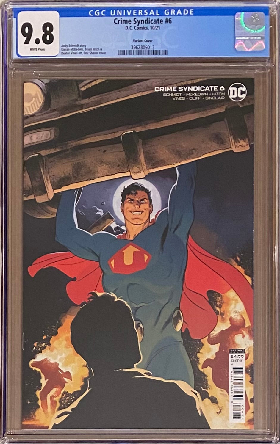 Crime Syndicate #6 Variant CGC 9.8