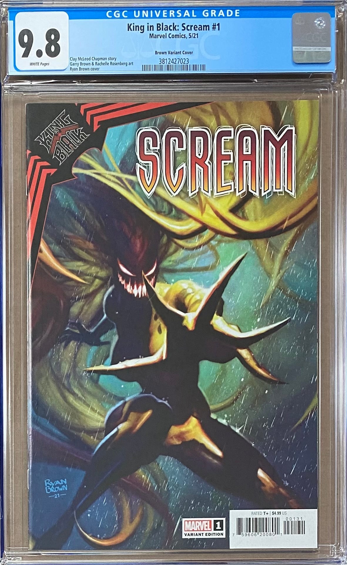 King in Black: Scream #1 Brown Variant CGC 9.8