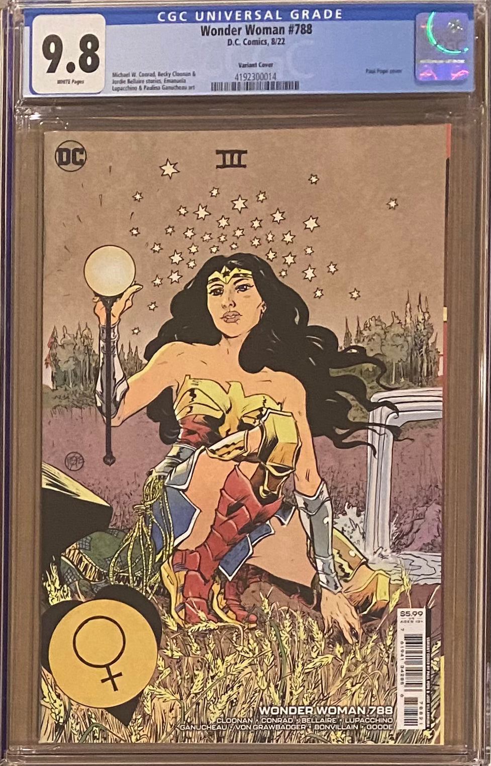 Wonder Woman #788 Pope Variant CGC 9.8