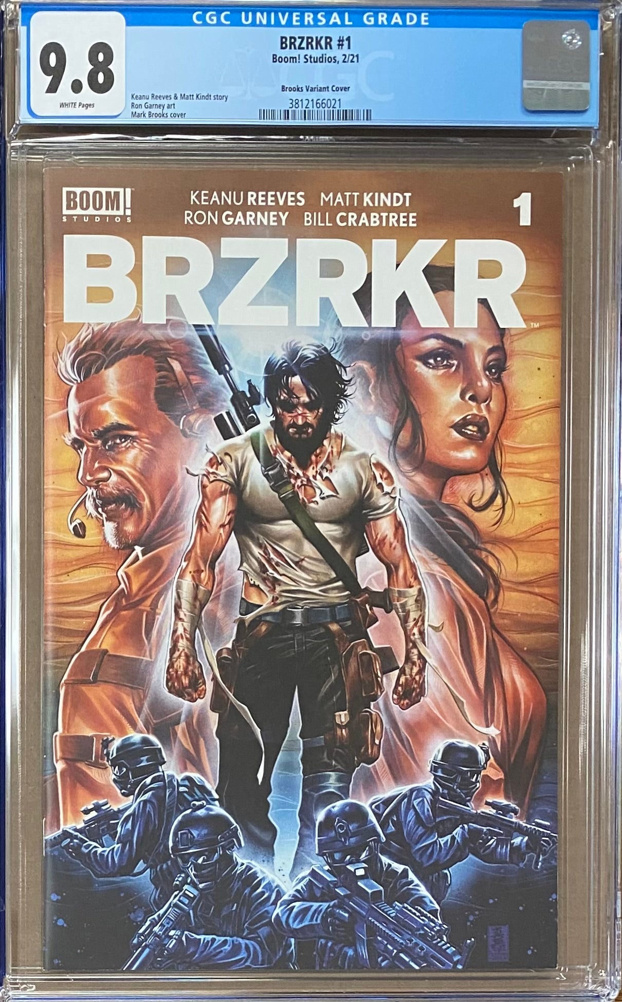 BRZRKR #1 Cover B Brooks Variant CGC 9.8 (Berzerker)