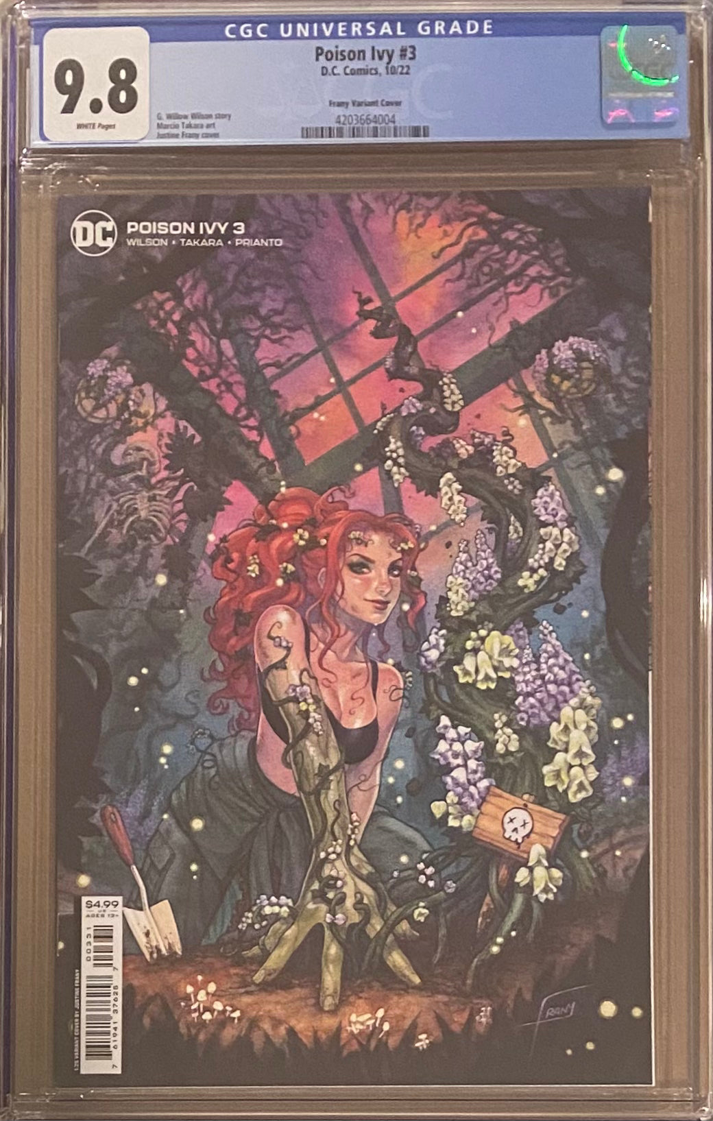 Poison Ivy #3 Frany 1:25 Retailer Incentive Variant CGC 9.8