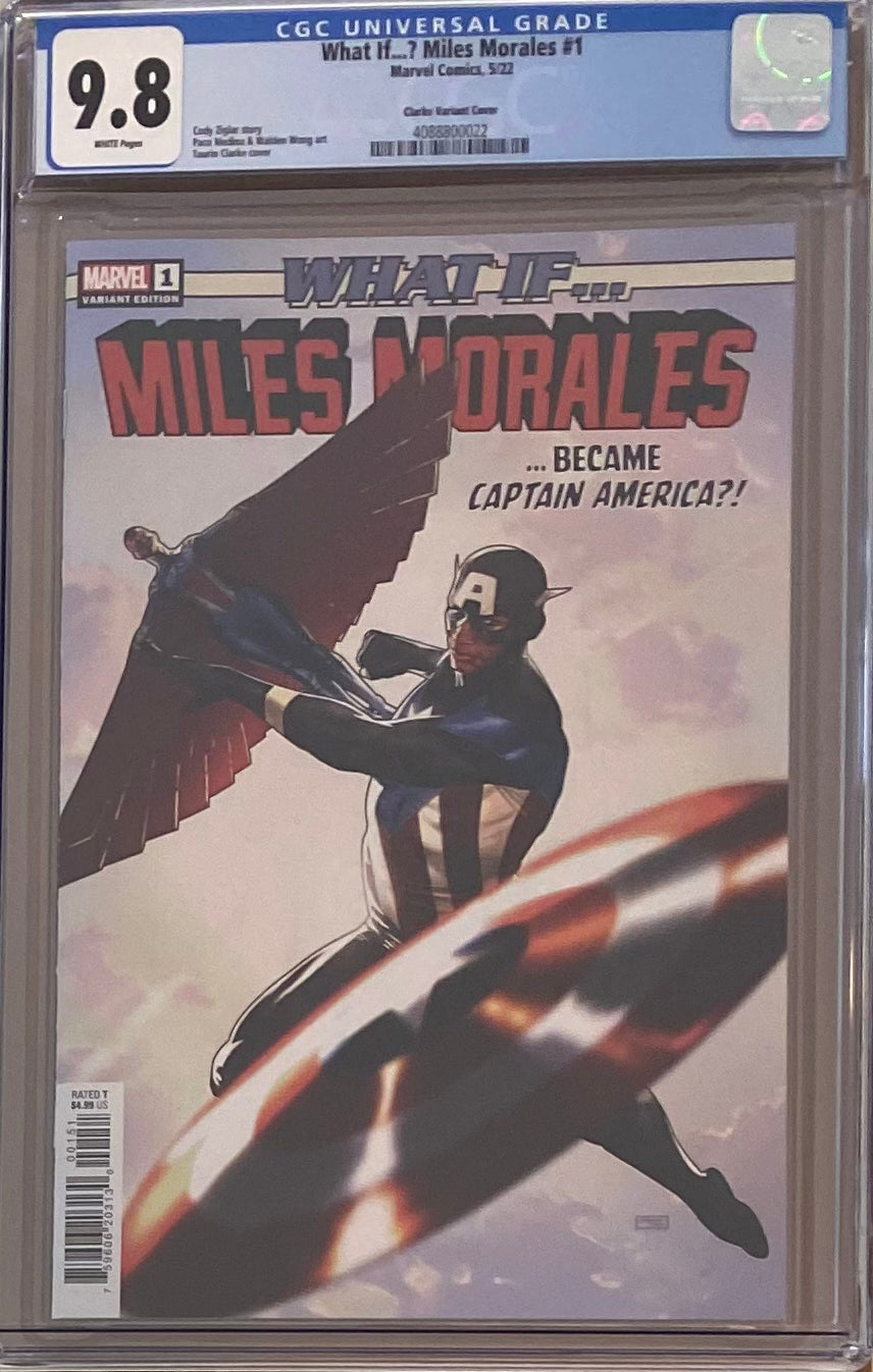 What If... Miles Morales #1 Clarke 1:50 Retailer Incentive Variant CGC 9.8