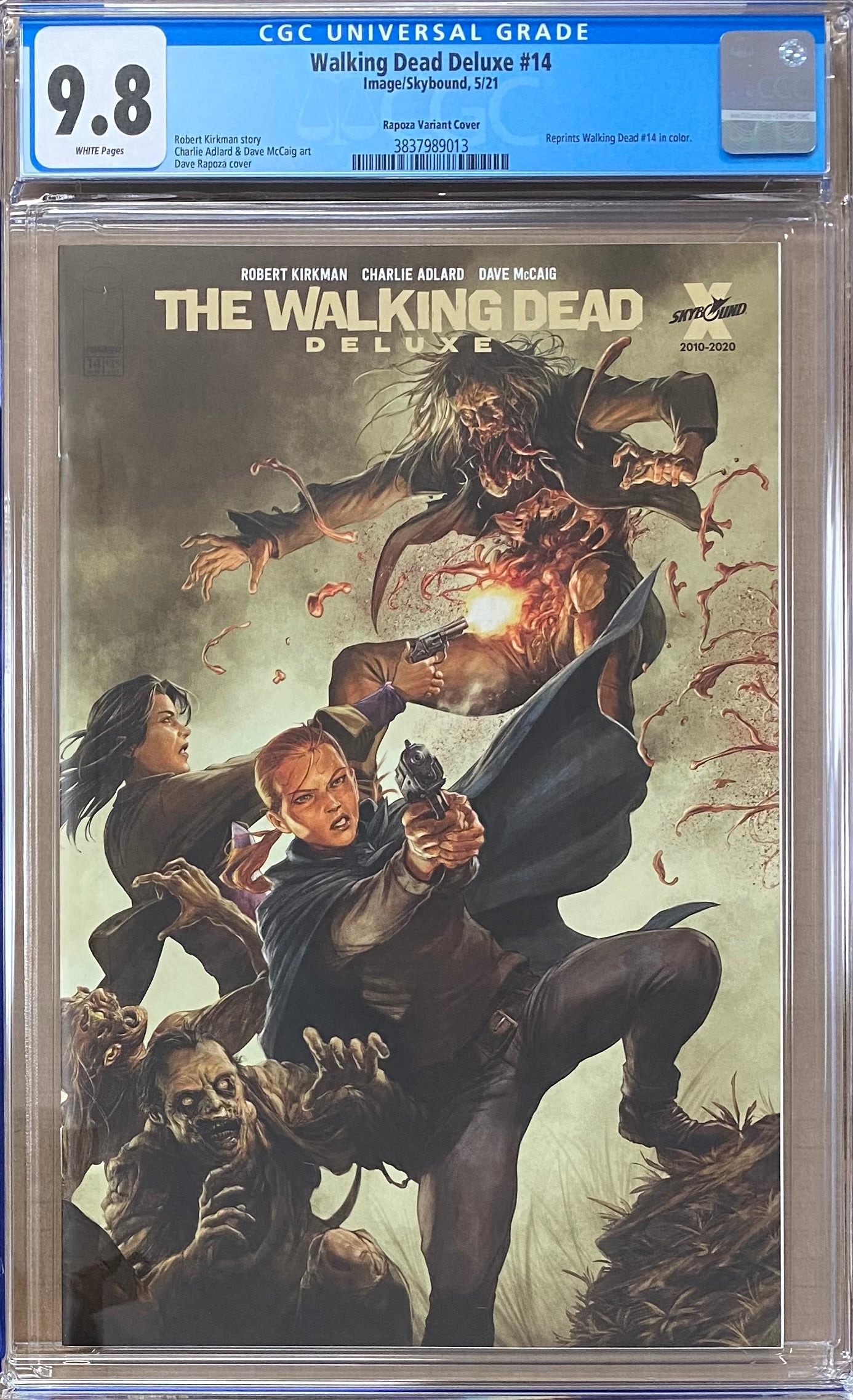 Walking Dead Deluxe #14 Rapoza Variant CGC 9.8