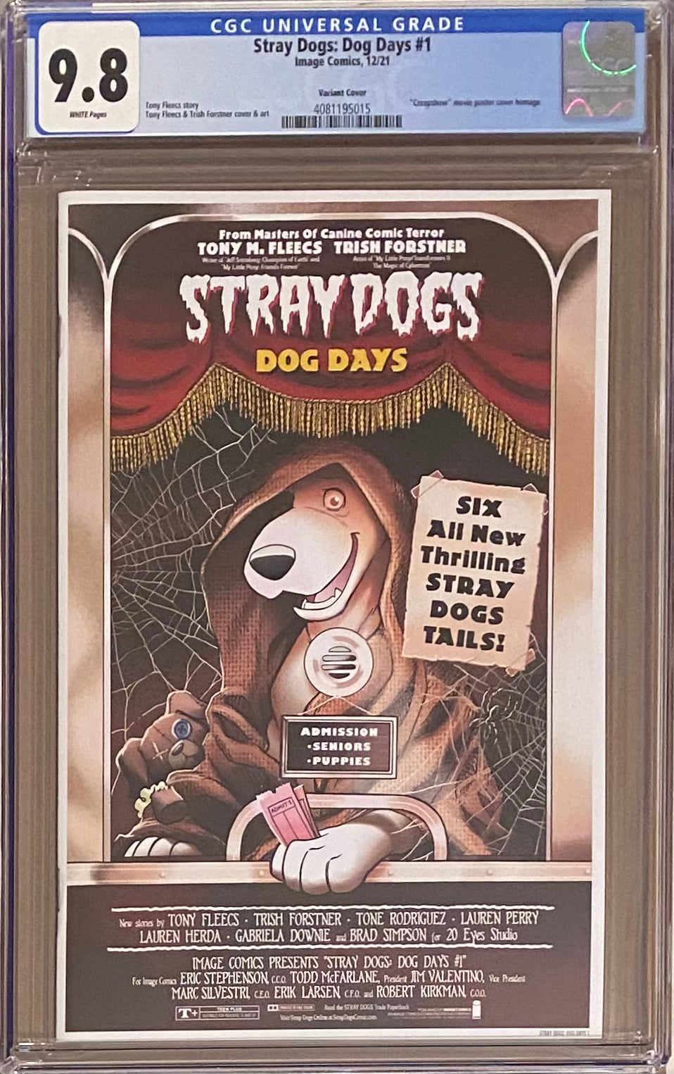 Stray Dogs: Dog Days #1 Variant CGC 9.8