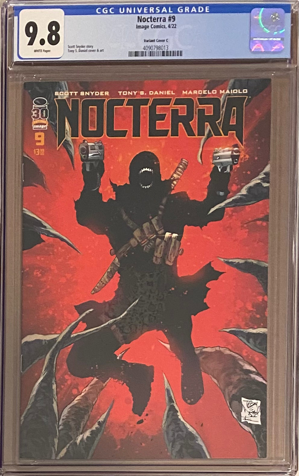 Nocterra #9 Daniel Variant CGC 9.8