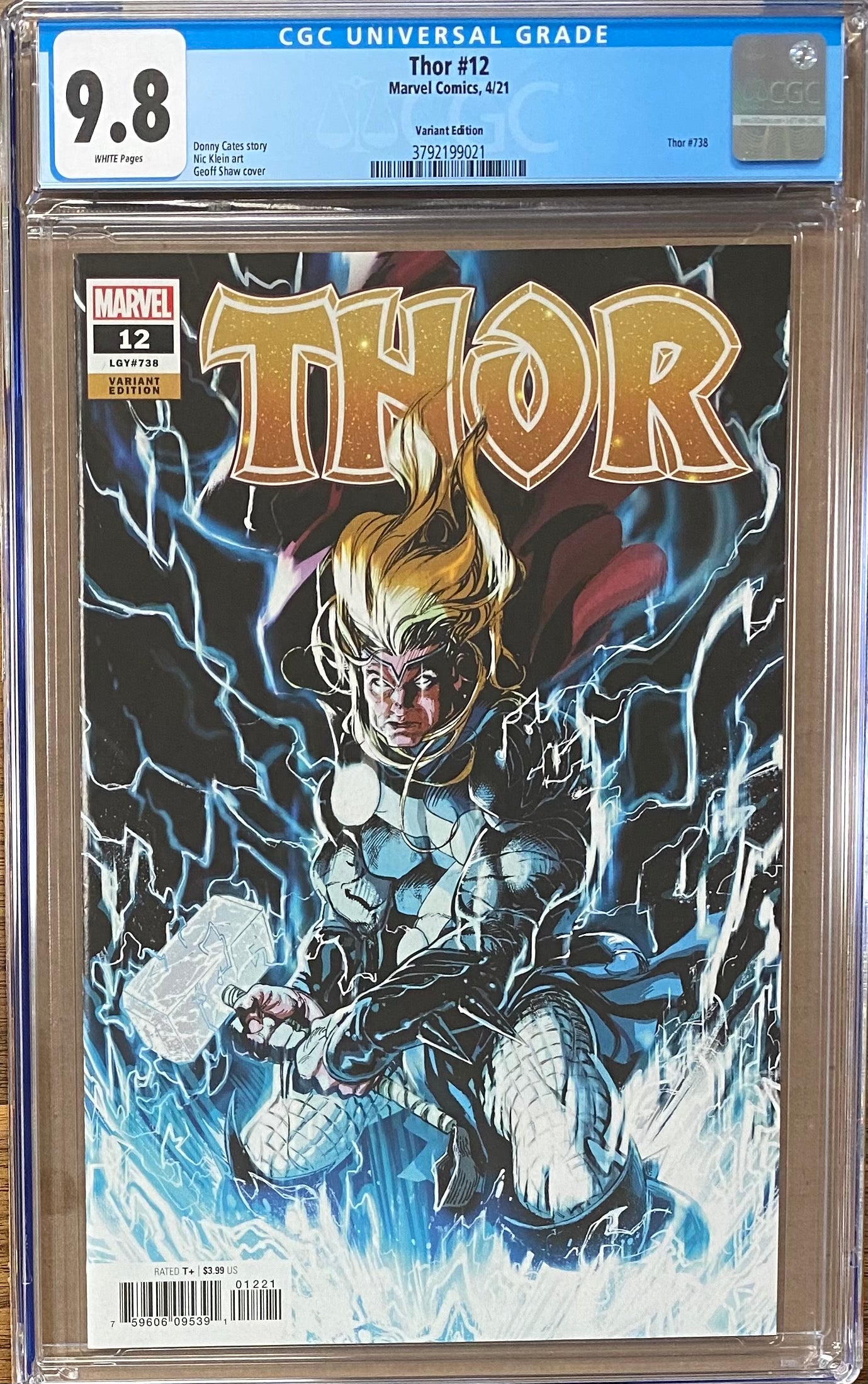 Thor #12 Variant CGC 9.8