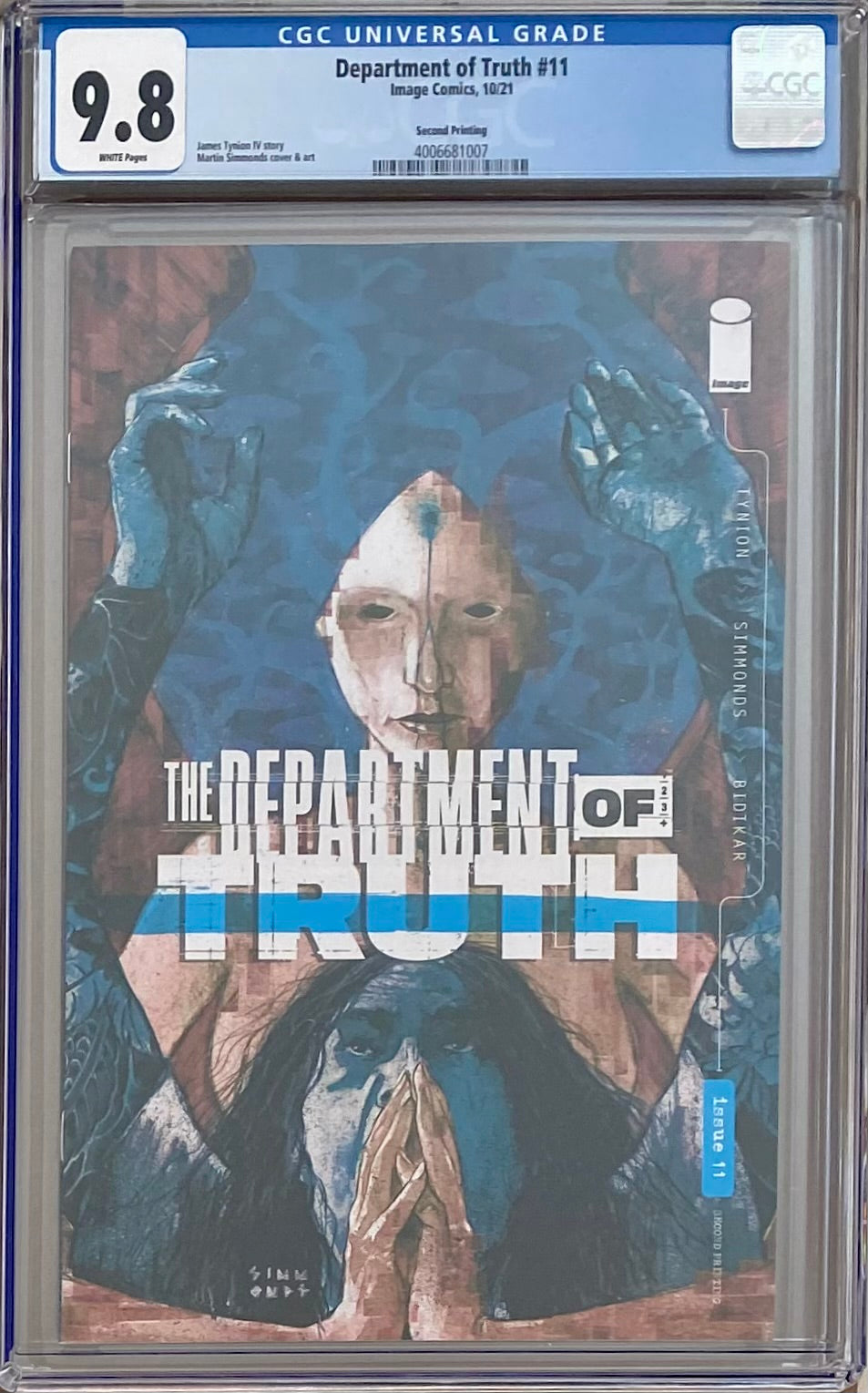 Department of Truth #11 Second Printing CGC 9.8