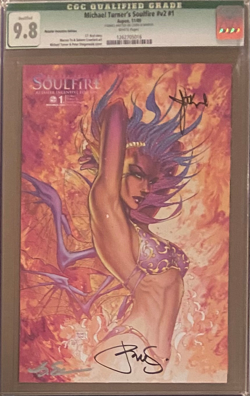Michael Turner's Soulfire #v2 #1 Retailer Incentive Edition CGC 9.8 Qualified
