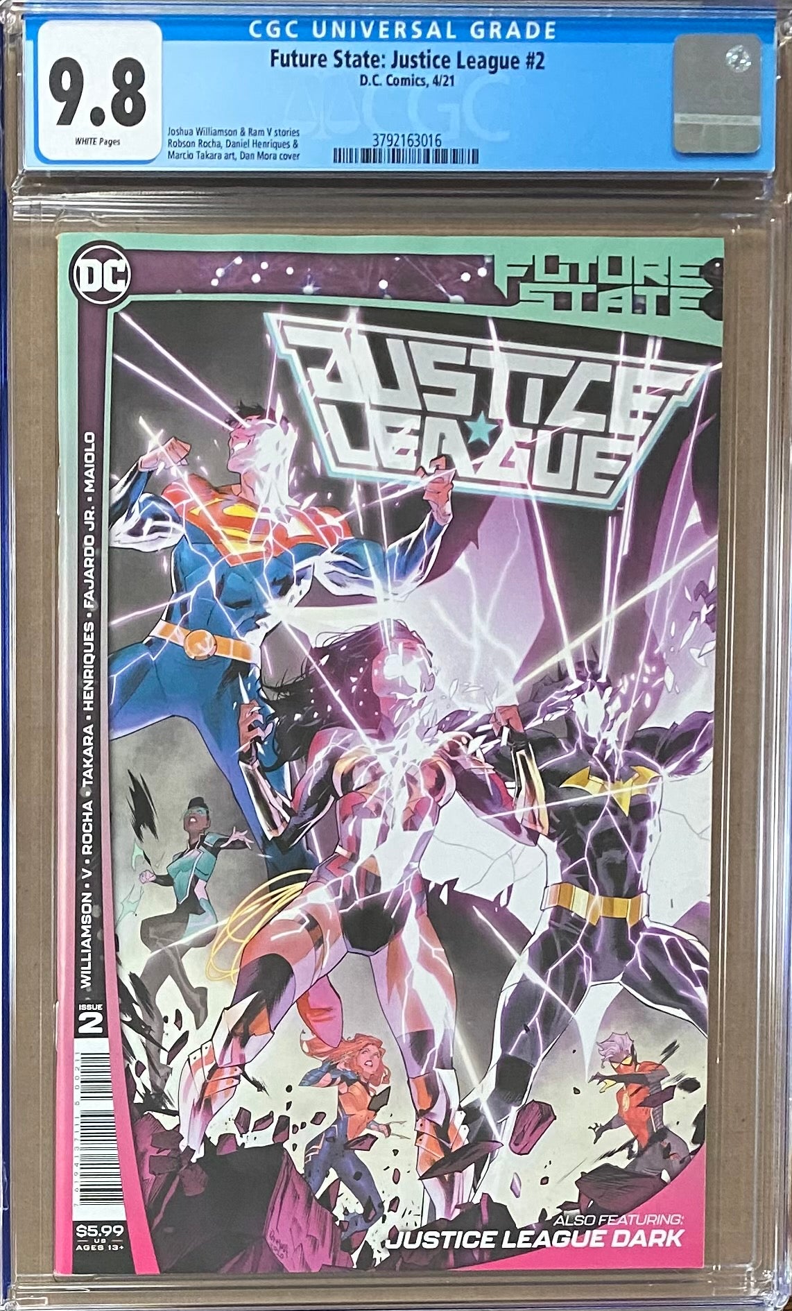 Future State: Justice League #2 CGC 9.8