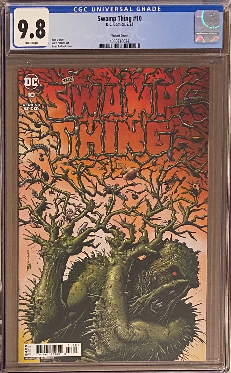 Swamp Thing #10 Variant CGC 9.8