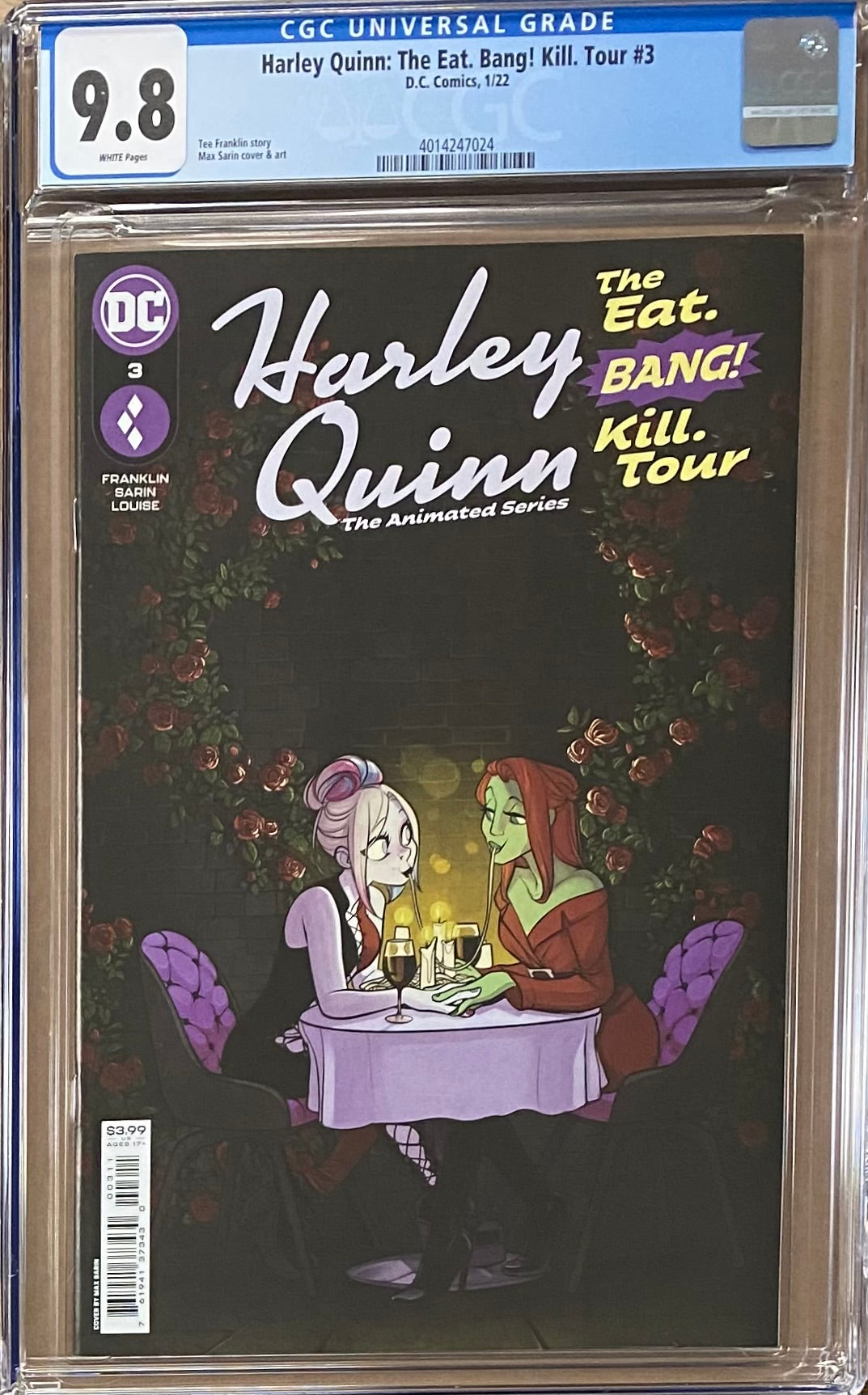 Harley Quinn: The Animated Series - The Eat, Bang! Kill Tour #3 CGC 9.8