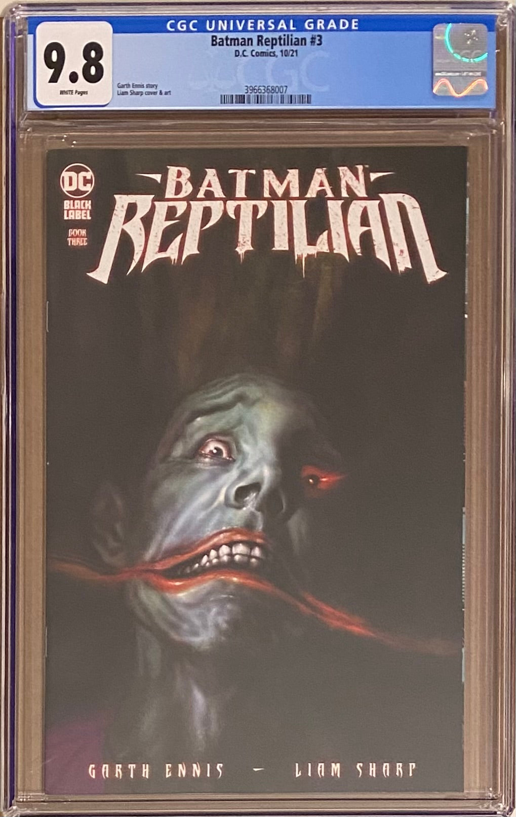 Batman: Reptilian #3 DC Black Label CGC 9.8