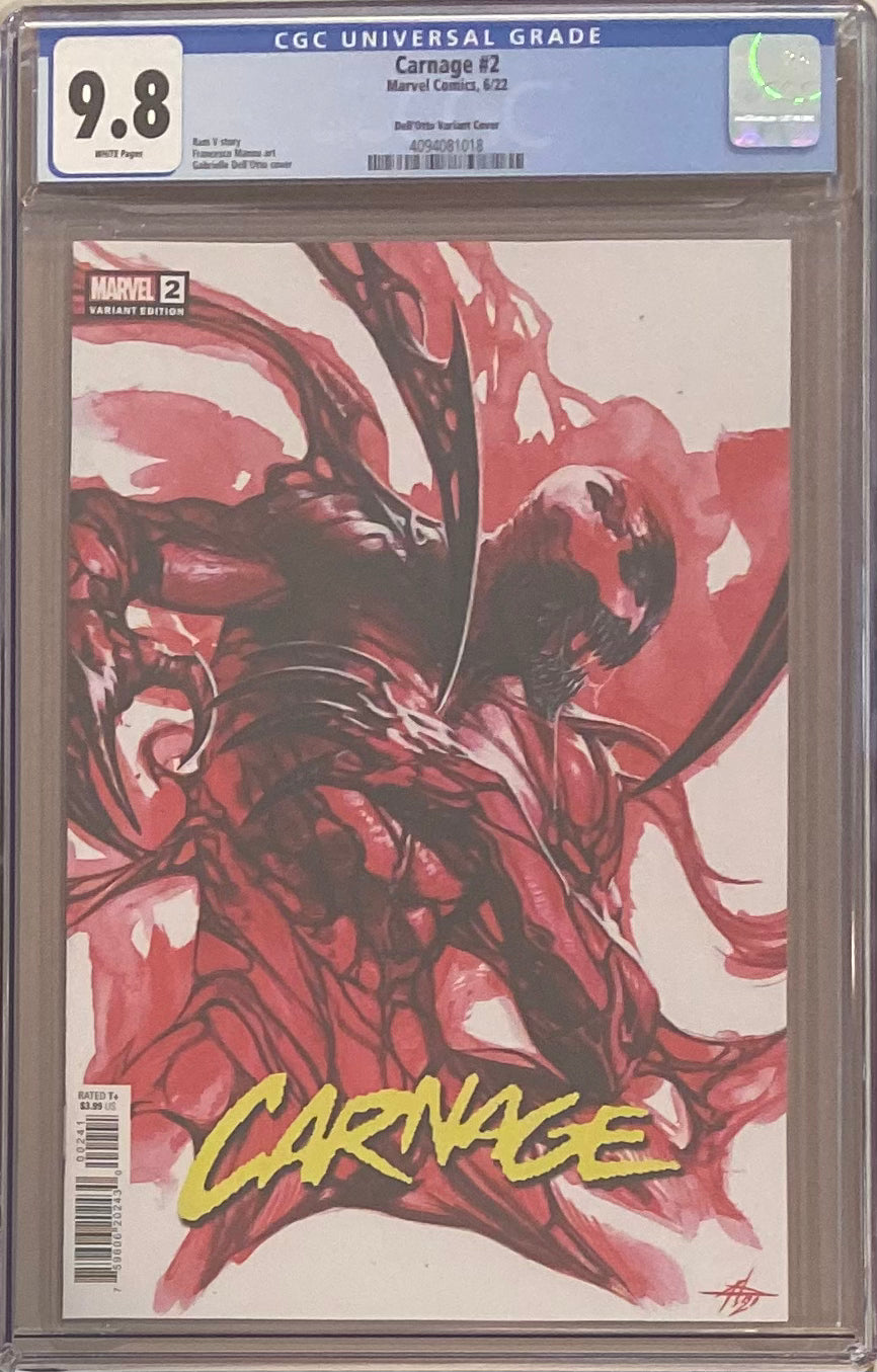 Carnage #2 Dell'Otto Variant CGC 9.8