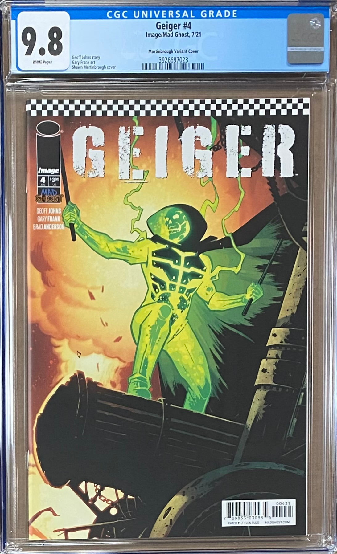 Geiger #4 Martinbrough Variant CGC 9.8