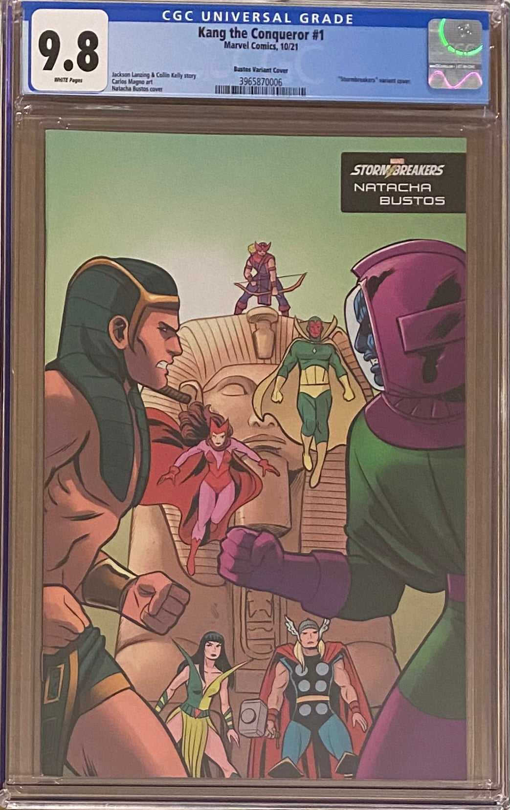 Kang the Conqueror #1 Bustos "Stormbreakers" Variant CGC 9.8