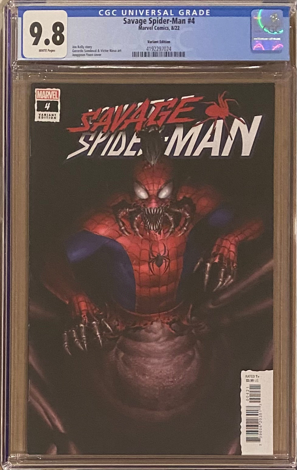 Savage Spider-Man #4 Variant CGC 9.8