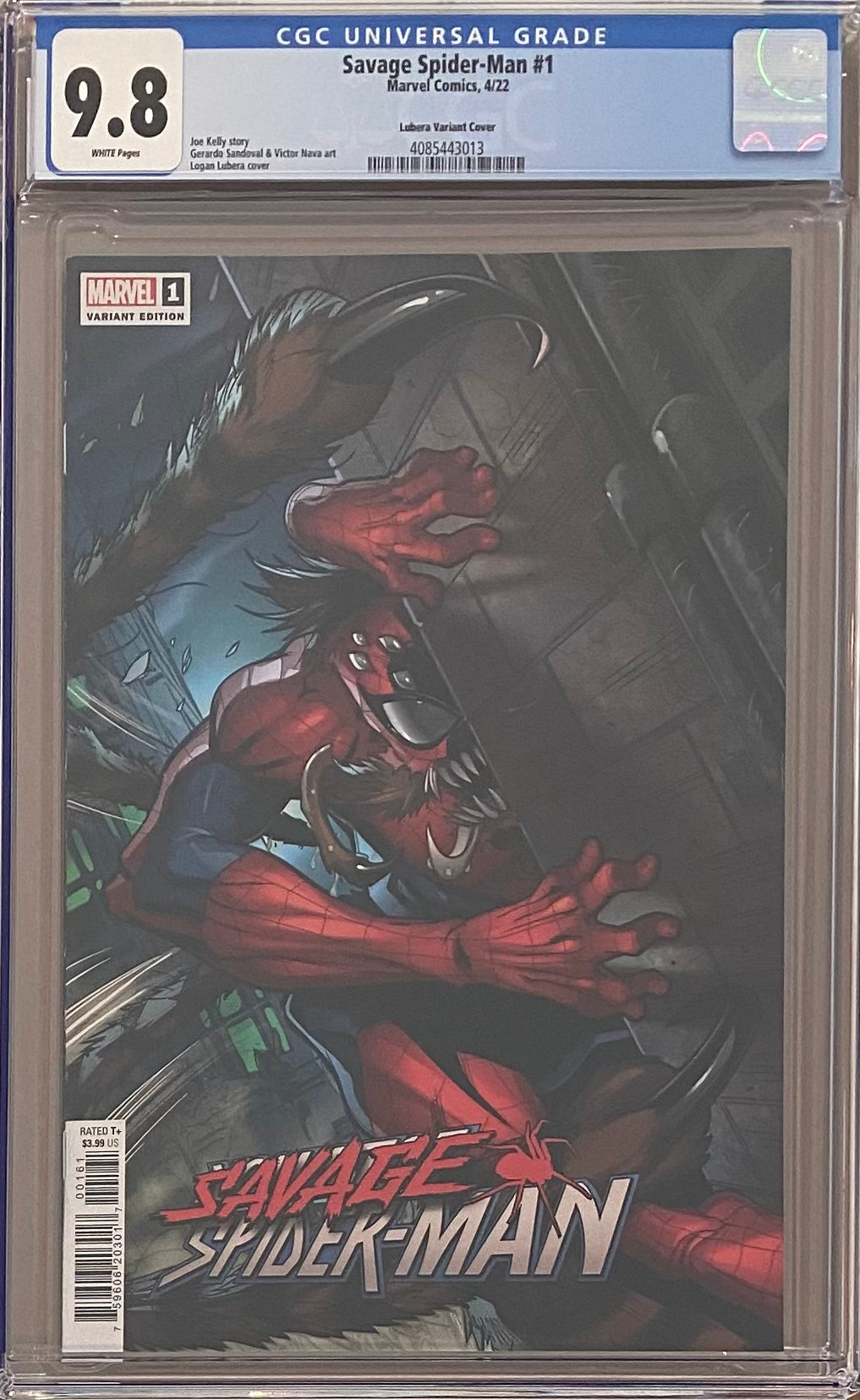 Savage Spider-Man #1 Lubera Variant CGC 9.8