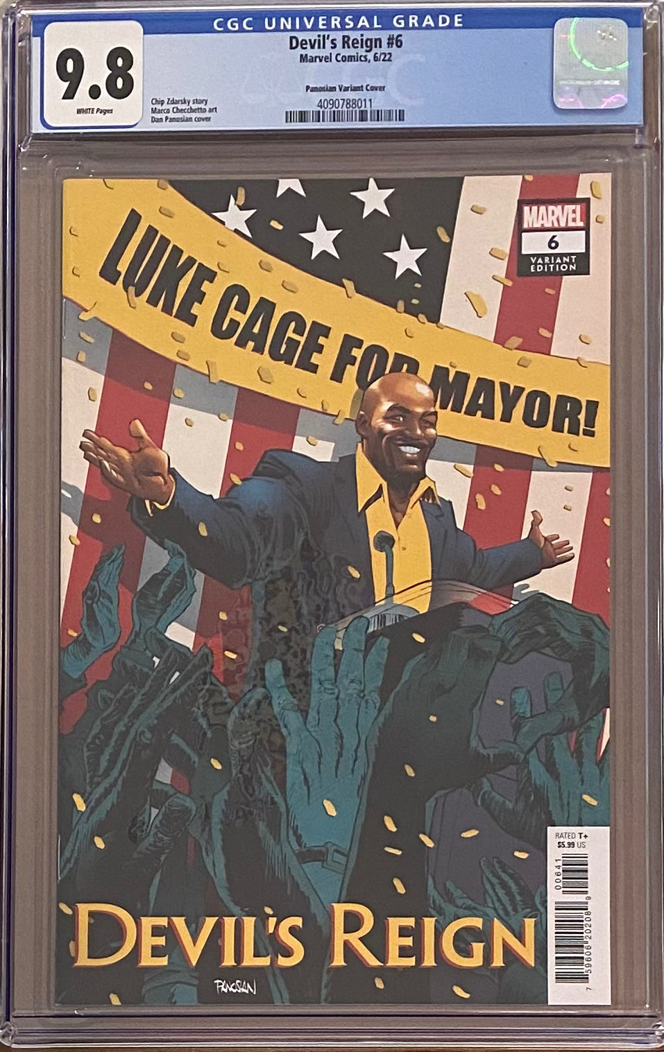 Devil's Reign #6 Tedesco Spoiler Variant CGC 9.8