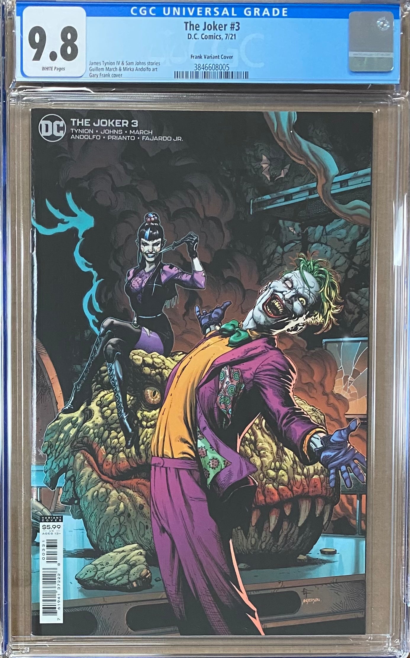 The Joker #3 Frank Variant CGC 9.8