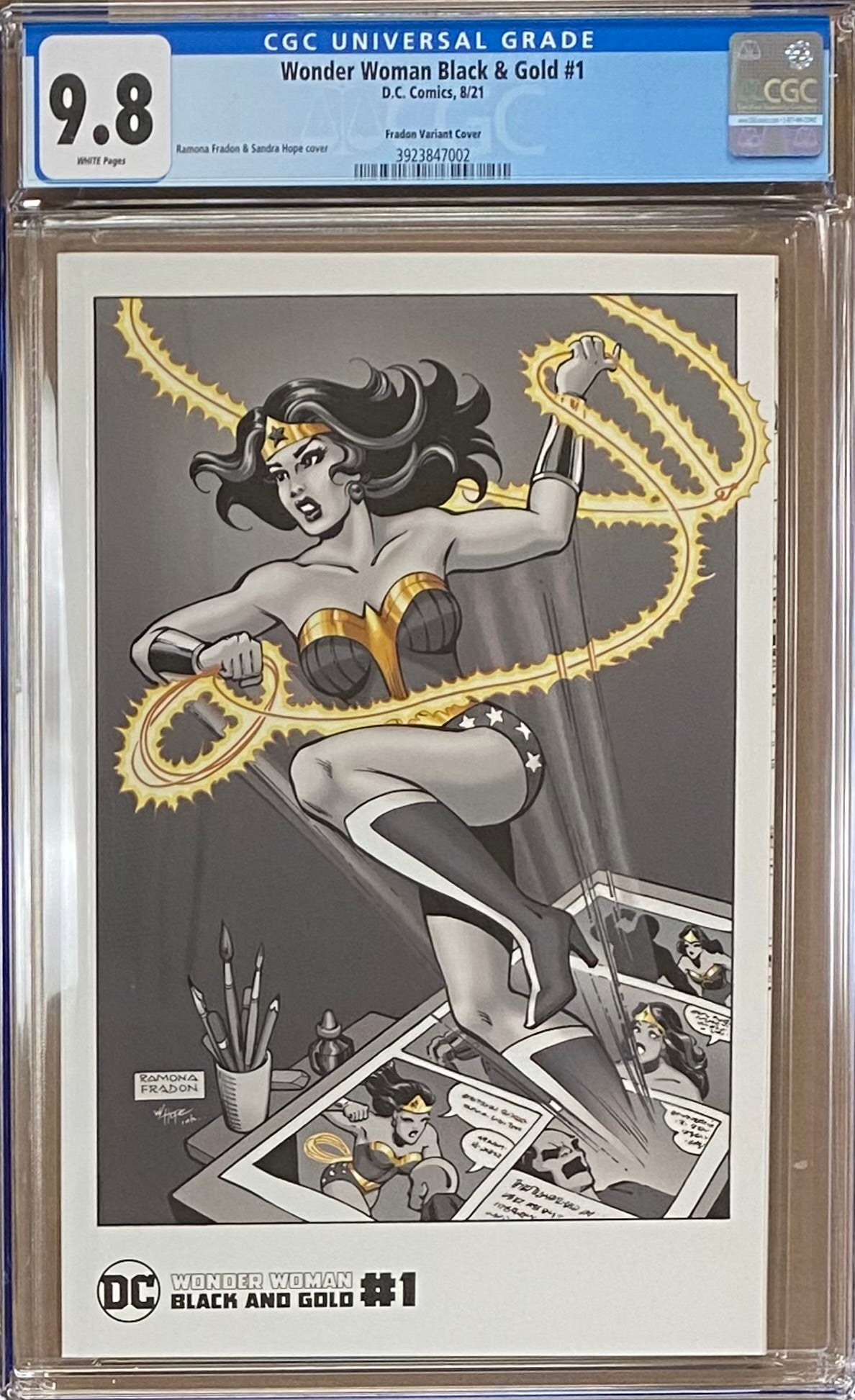 Wonder Woman: Black and Gold #1 1:25 Retailer Incentive Variant CGC 9.8