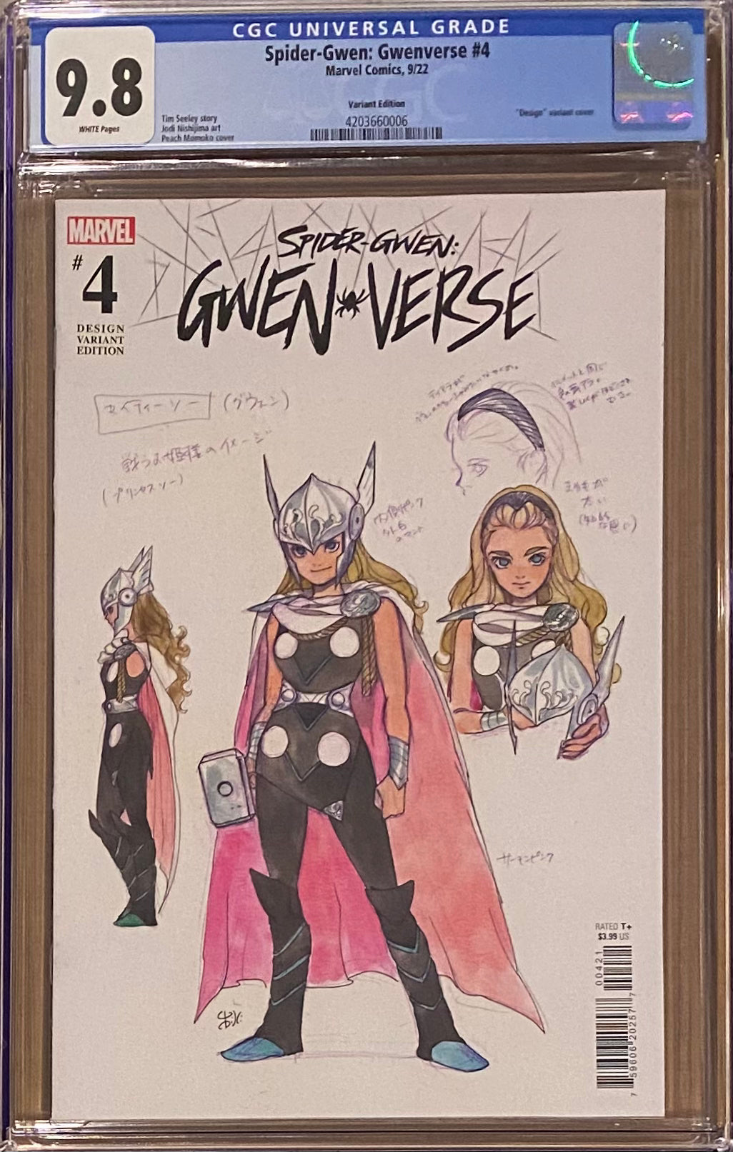 Spider-Gwen: Gwenverse #4 Momoko 1:100 Retailer Incentive Variant CGC 9.8