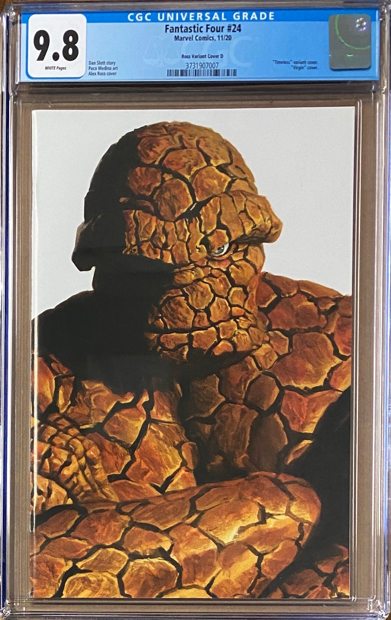 Fantastic Four #24 Alex Ross Thing "Timeless" Variant CGC 9.8