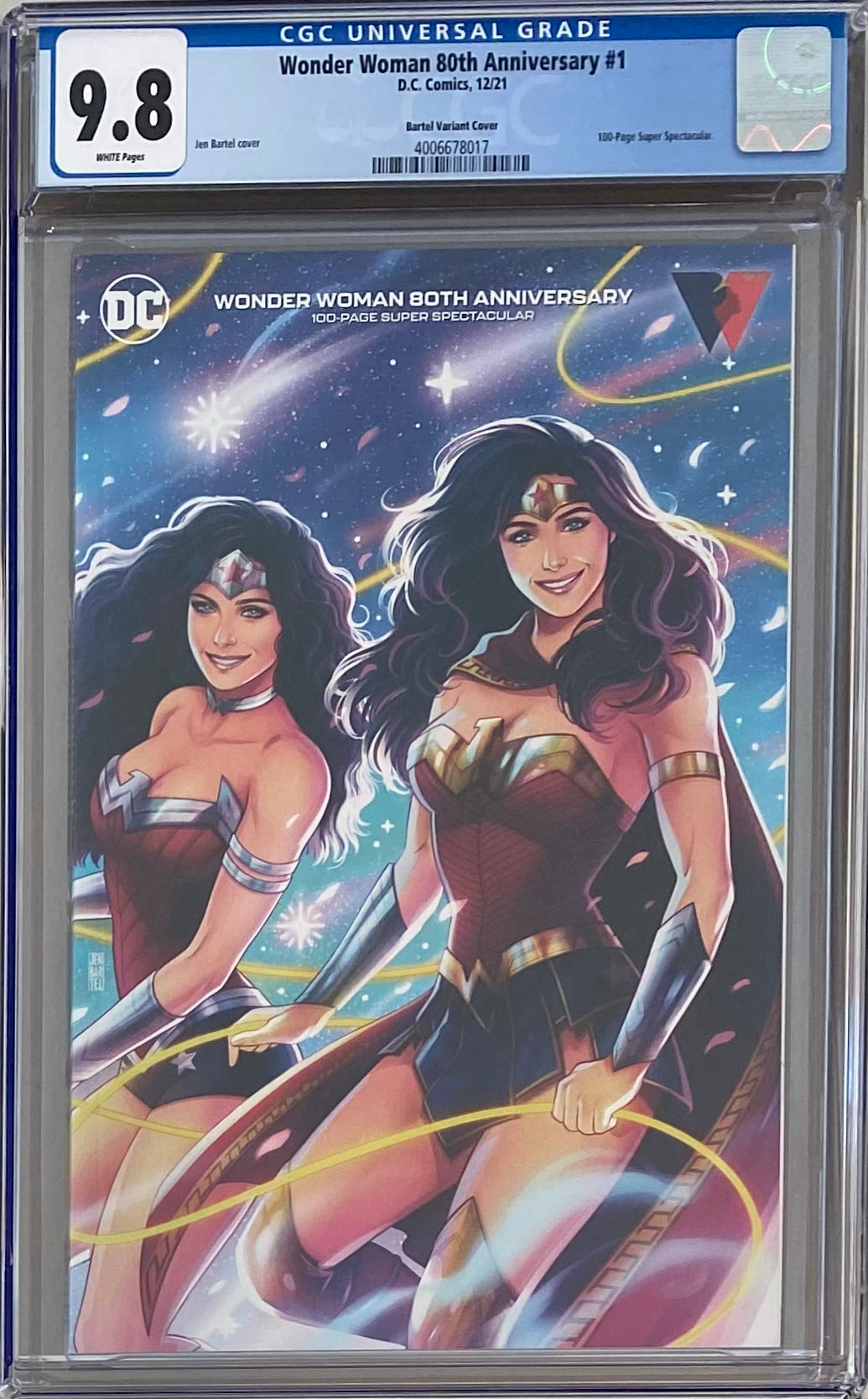 Wonder Woman 80th Anniversary 100 Page Super Spectacular #1 Bartell Variant CGC 9.8