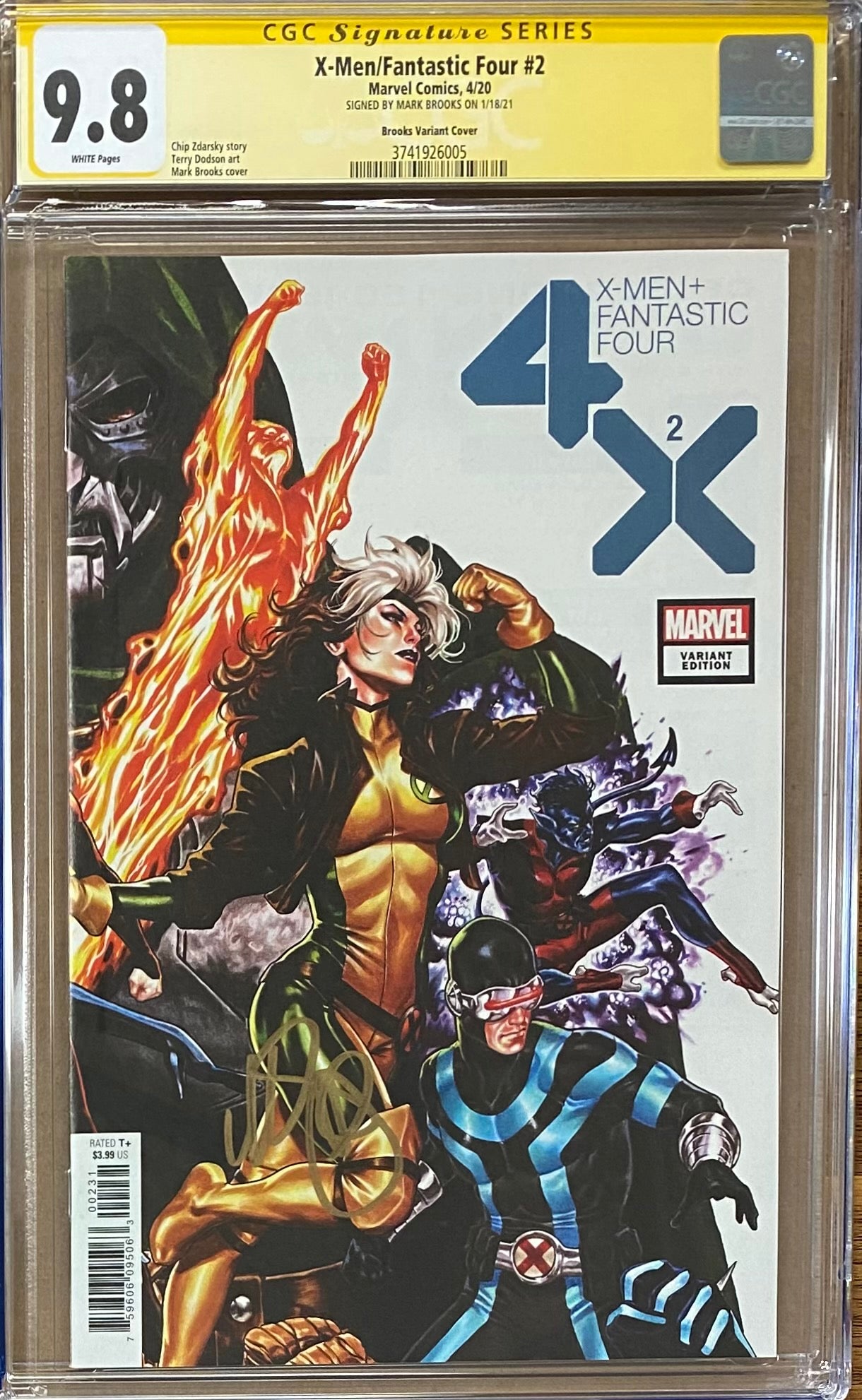 X-Men Fantastic Four #2 Brooks Connecting Variant CGC 9.8 SS