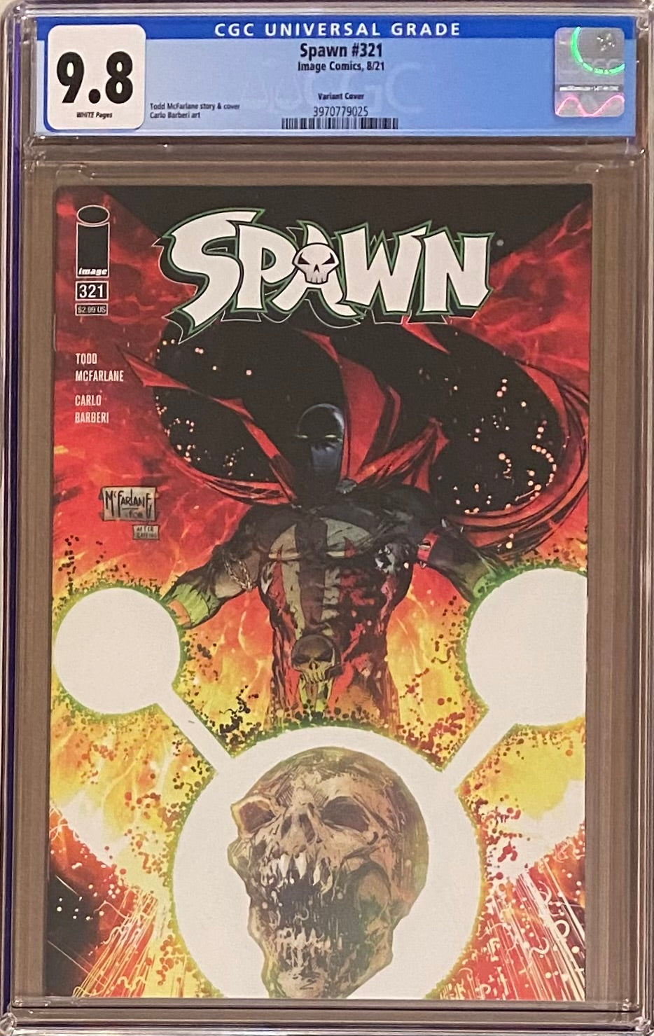 Spawn #321 McFarlane Variant CGC 9.8