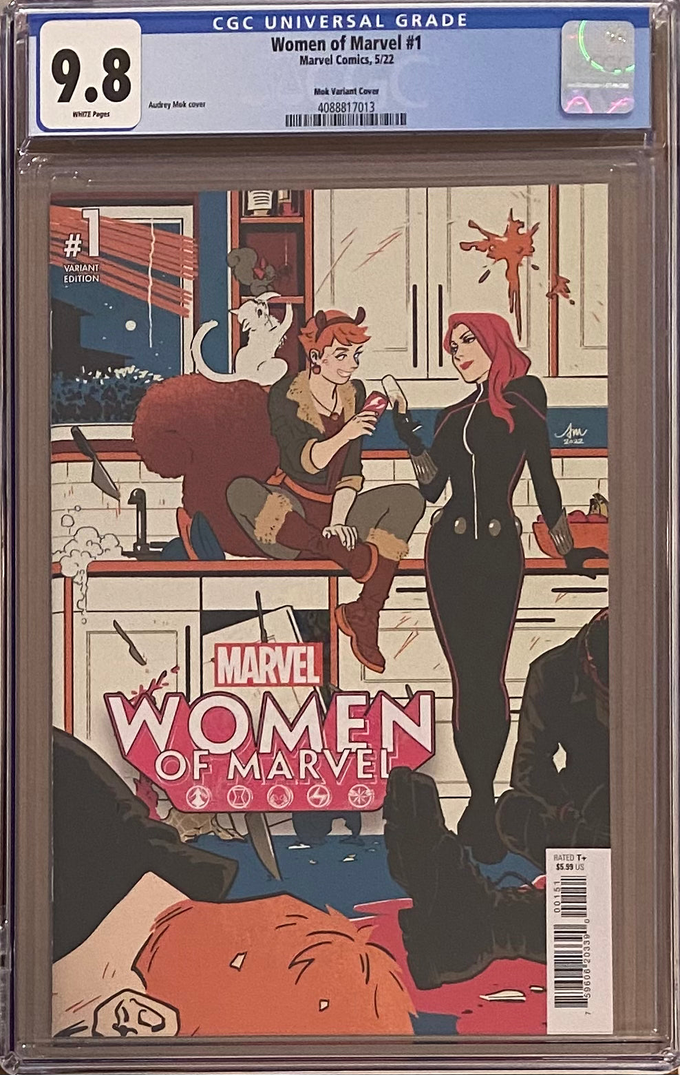 Women of Marvel #1 Mok 1:25 Retailer Incentive Variant CGC 9.8
