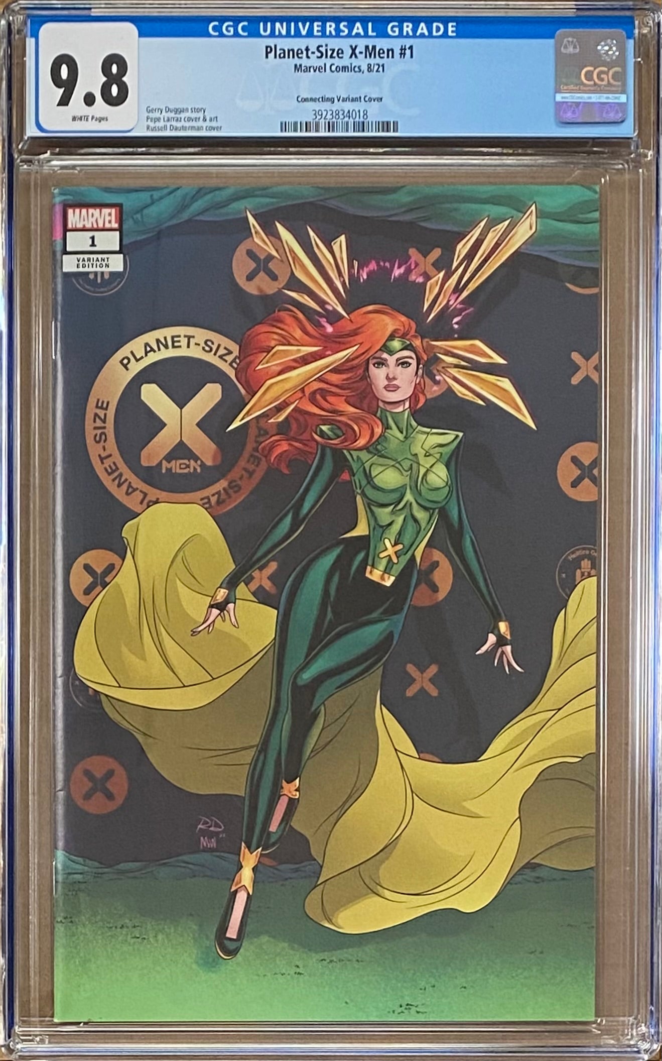 Planet-Size X-Men #1 Dauterman Hellfire Gala Connecting Variant CGC 9.8