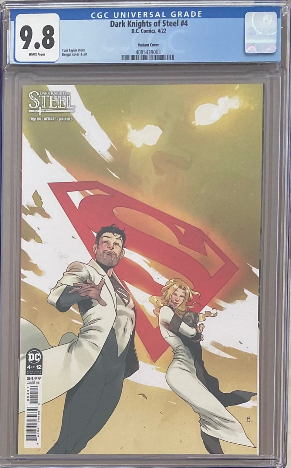 Dark Knights of Steel #4 Bengal 1:25 Retailer Incentive Variant CGC 9.8