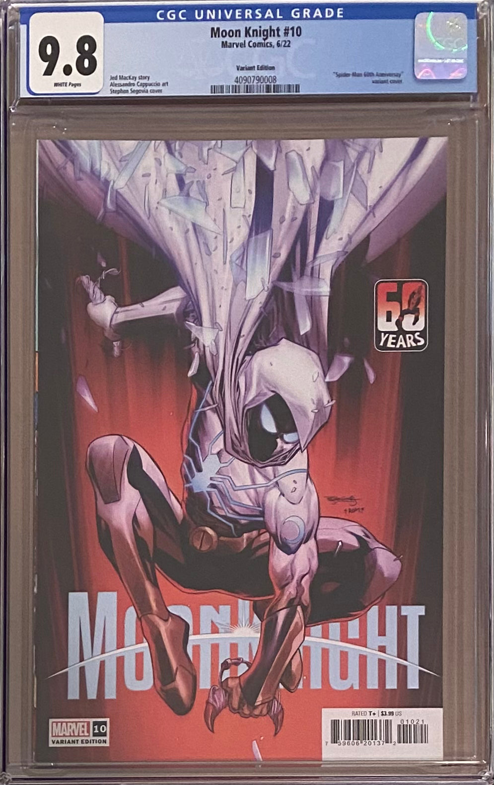 Moon Knight #10 Segovia Spider-Man Variant CGC 9.8