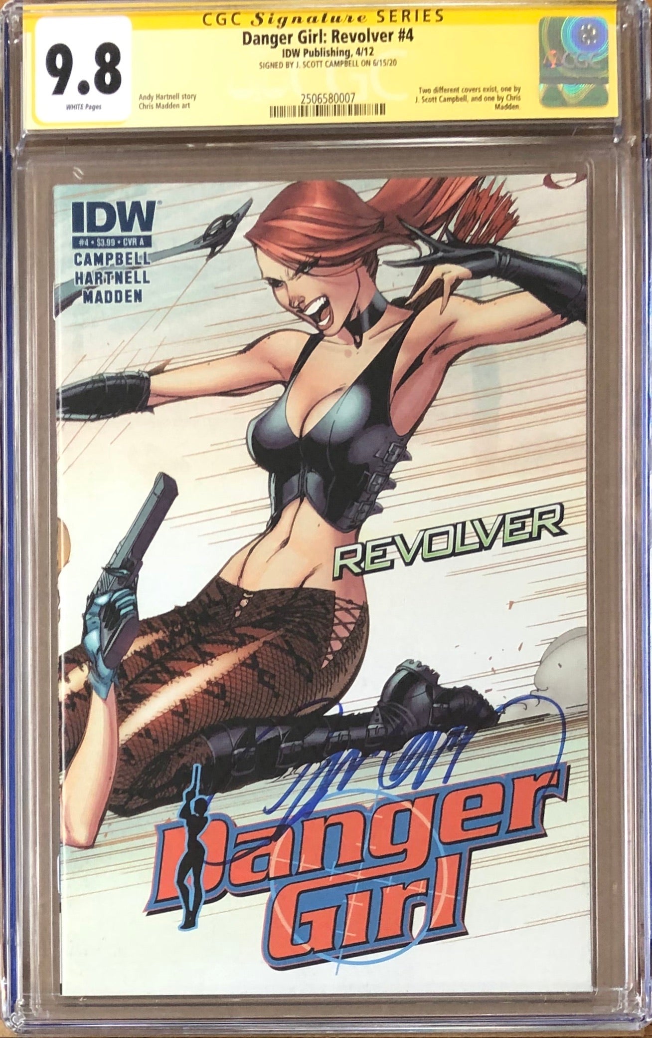 Danger Girl: Revolver #4 CGC 9.8 SS
