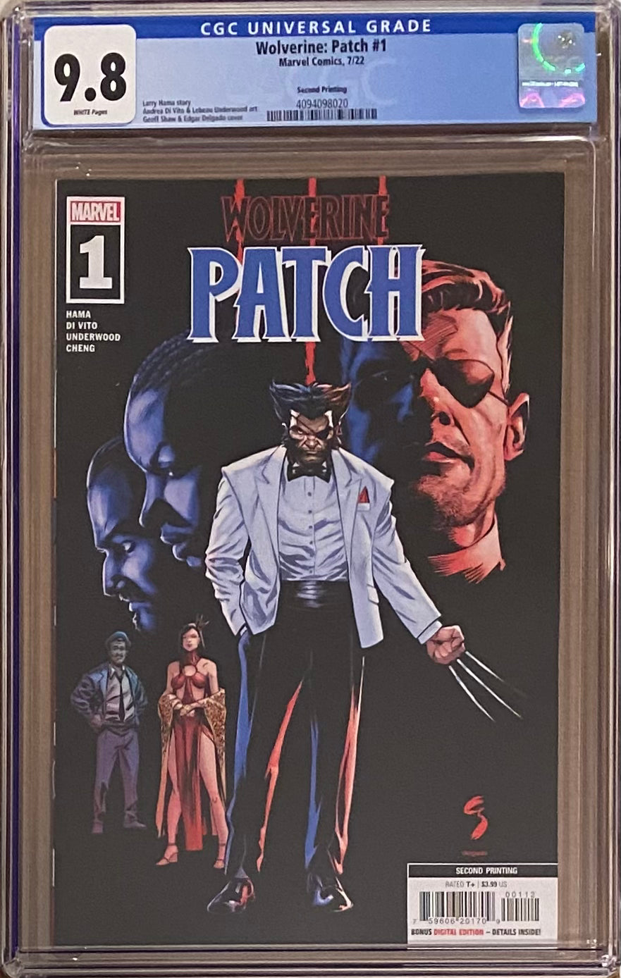 Wolverine: Patch #1 Second Printing CGC 9.8