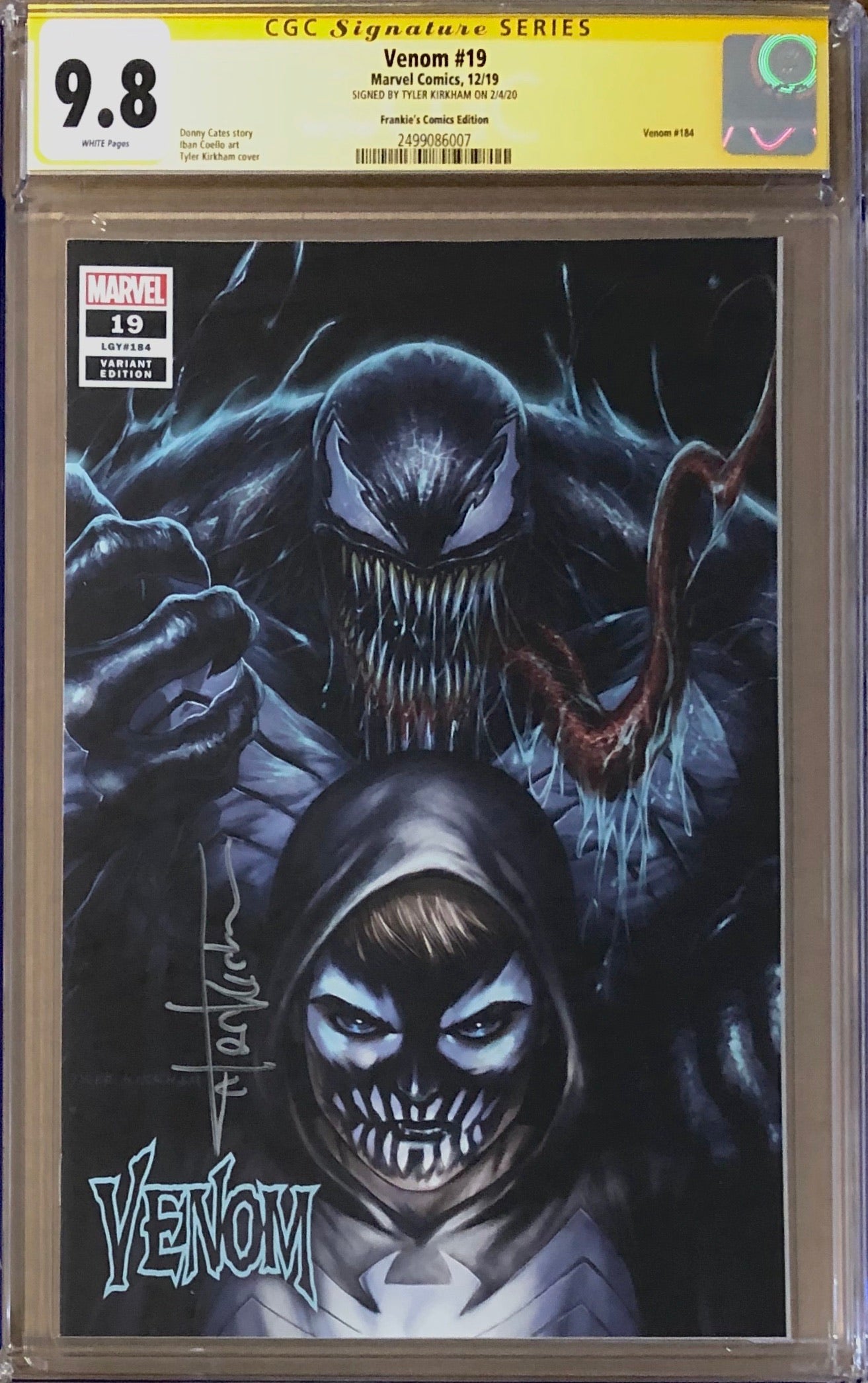 Venom #19 Tyler Kirkham BeachBum Comics Exclusive CGC 9.8 SS