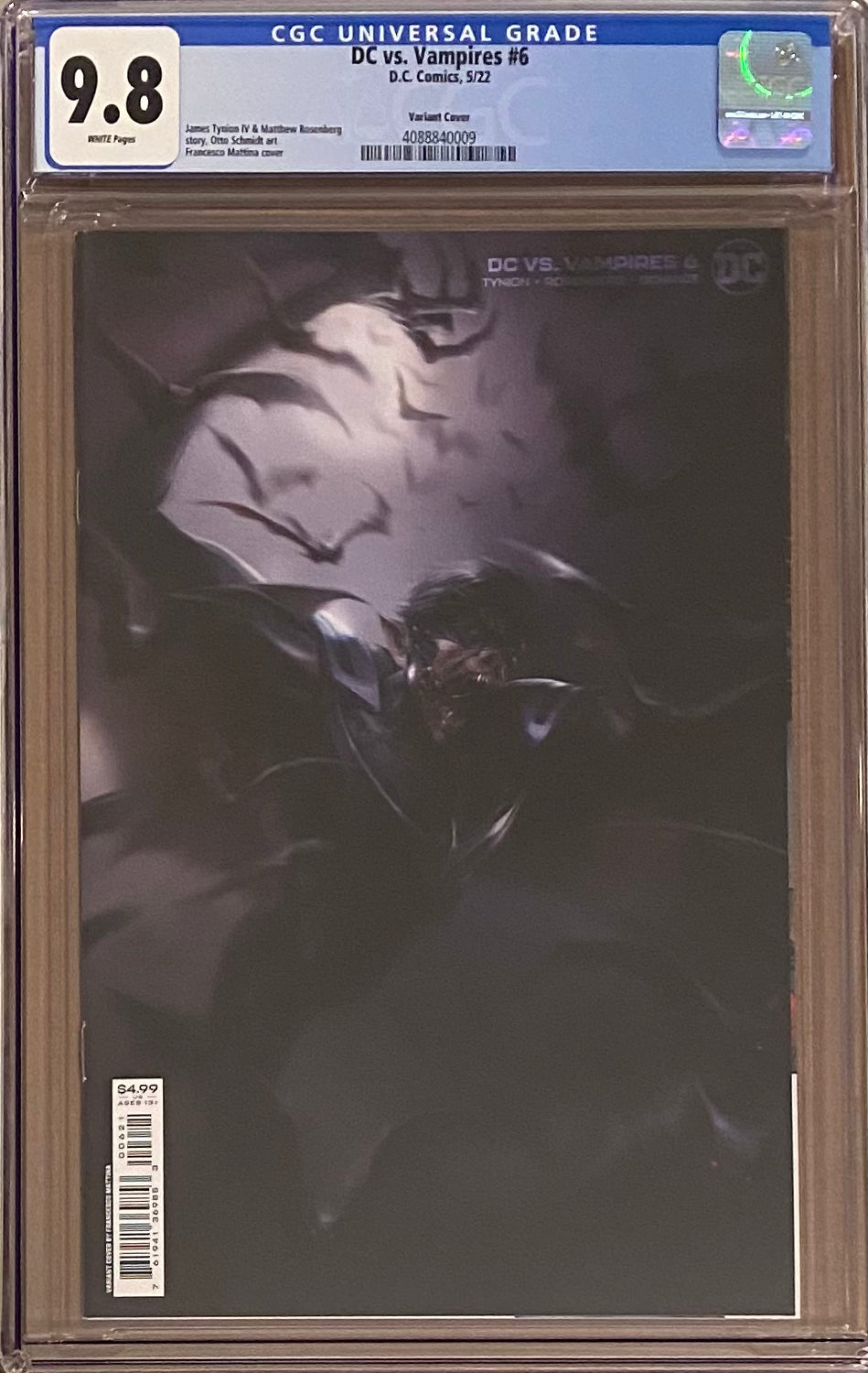 DC vs. Vampires #6 Variant CGC 9.8
