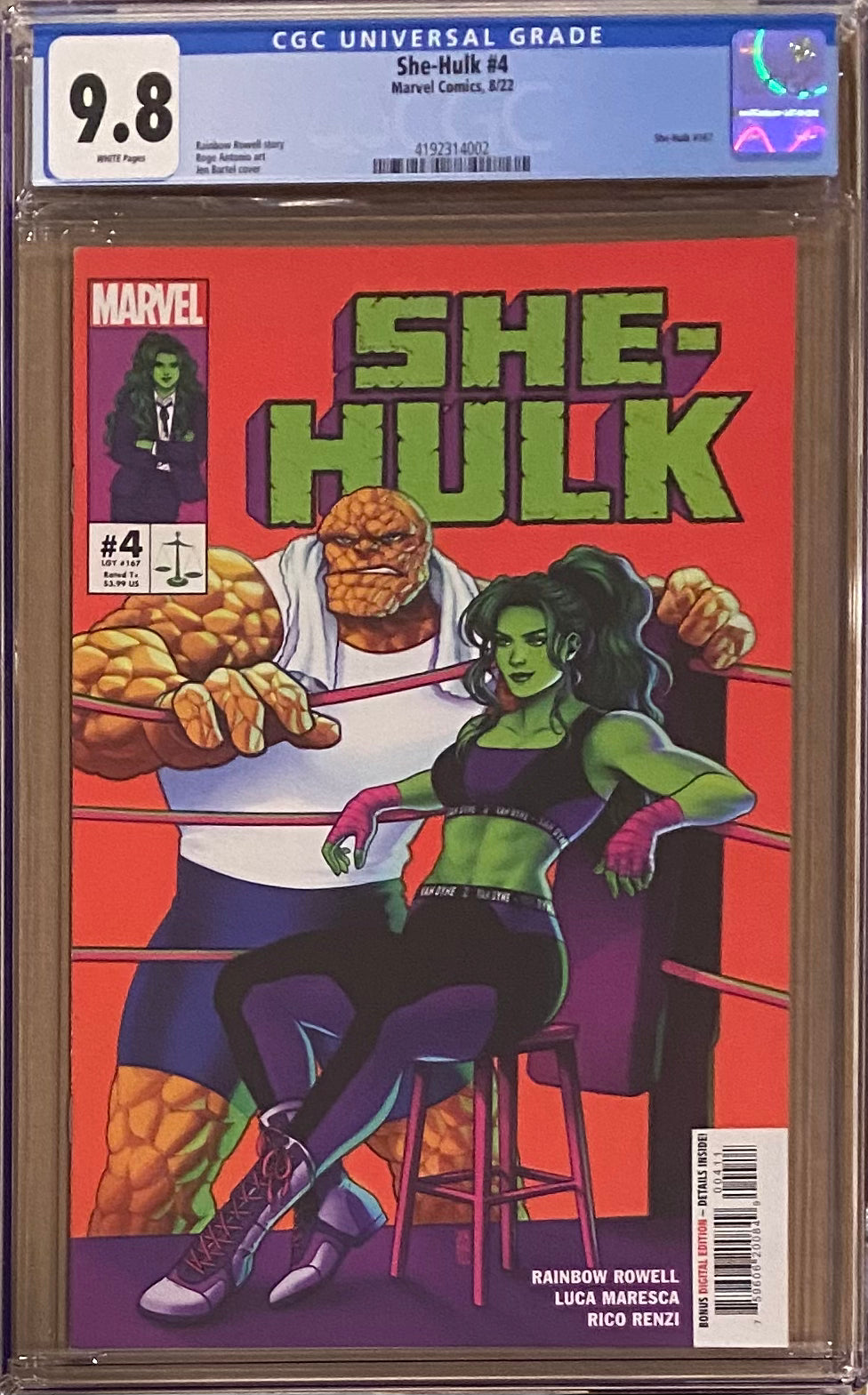 She-Hulk #4 CGC 9.8