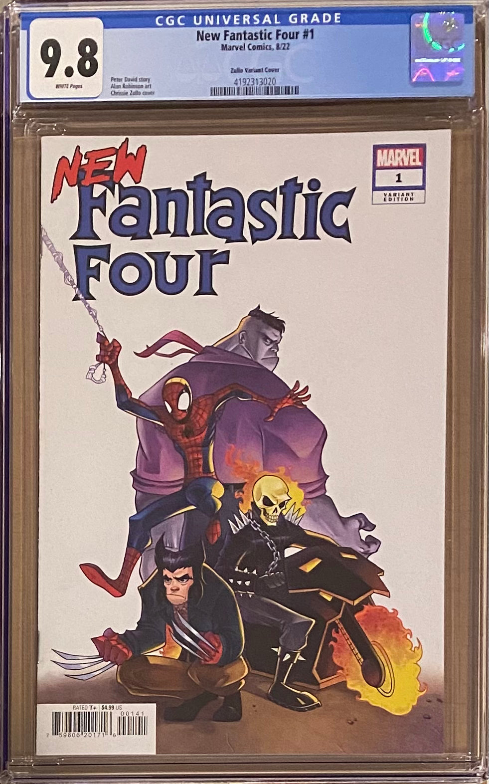 New Fantastic Four #1 Zullo Variant CGC 9.8