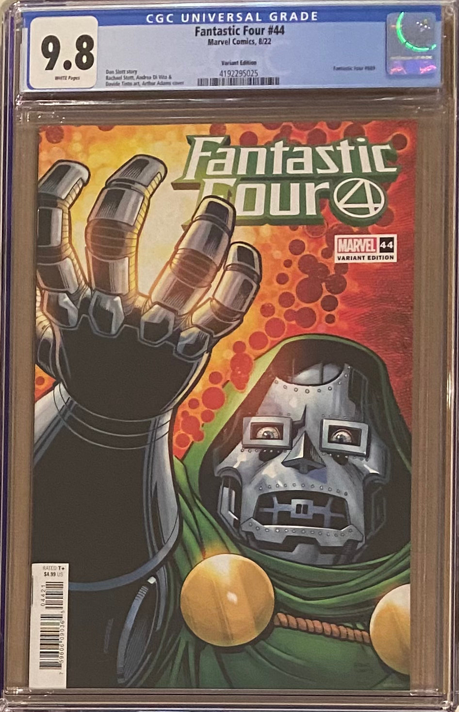 Fantastic Four #44 Adams Variant CGC 9.8