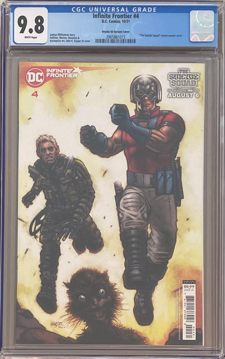 Infinite Frontier #4 Snyder Suicide Squad Variant CGC 9.8