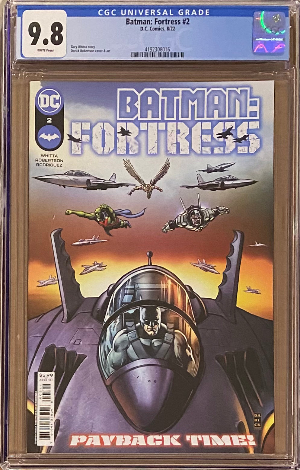 Batman: Fortress #2 CGC 9.8