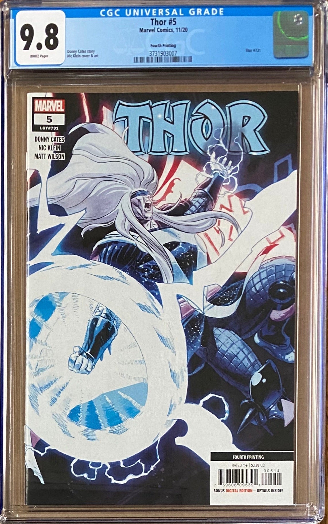 Thor #5 Fourth Printing CGC 9.8