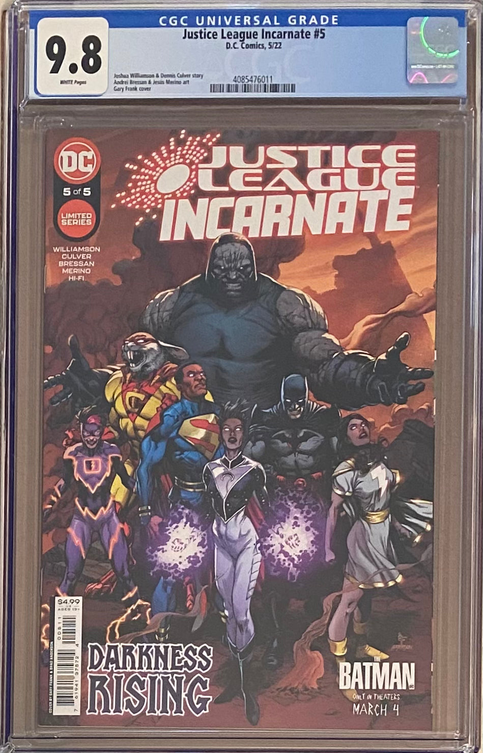 Justice League Incarnate #5 CGC 9.8