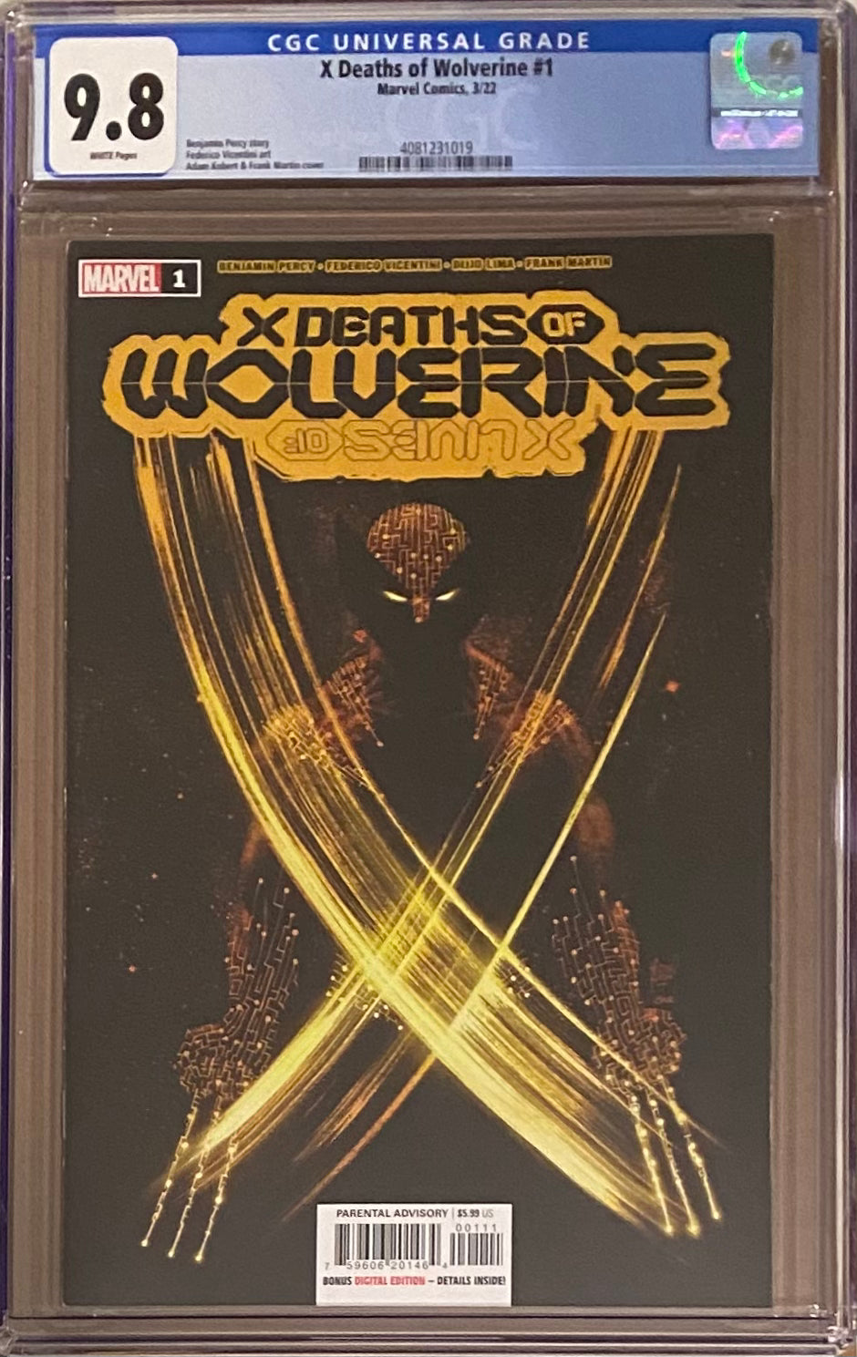 X Deaths of Wolverine #1 CGC 9.8